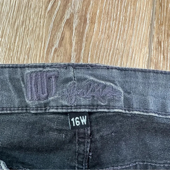 Kut from the Kloth VIV Toothpick Skinny Women’s Gray Ankle Jeans Size 16W NWOT - Picture 3 of 8